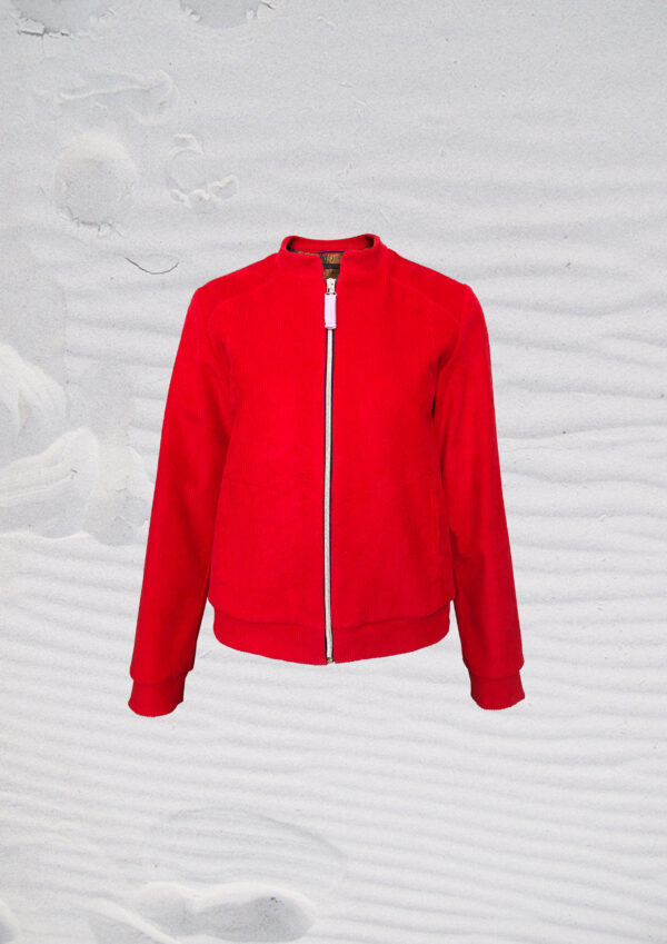 Jacke Cord Rot