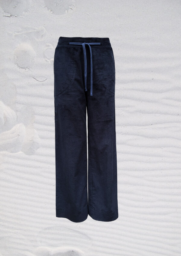 Hose kord blau